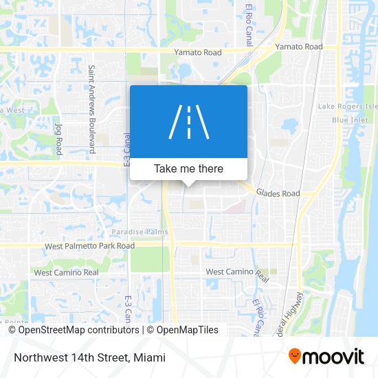 Mapa de Northwest 14th Street