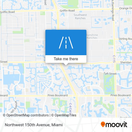 Mapa de Northwest 150th Avenue
