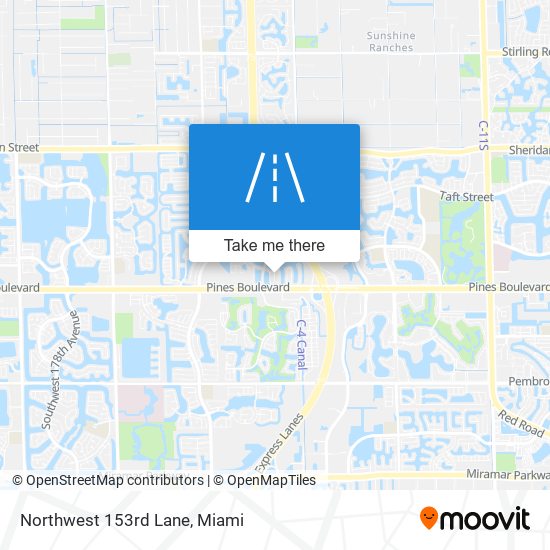 Mapa de Northwest 153rd Lane