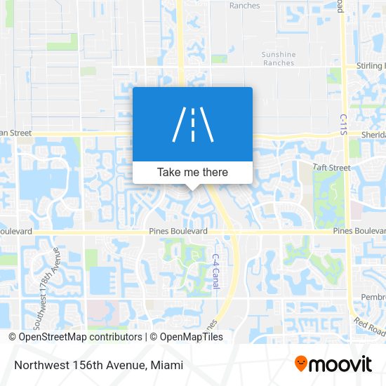 Mapa de Northwest 156th Avenue
