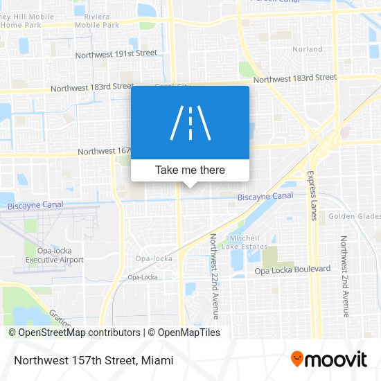Mapa de Northwest 157th Street