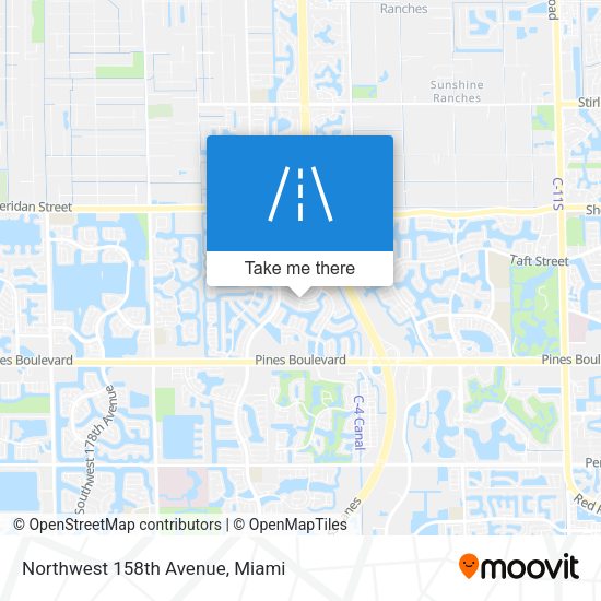 Mapa de Northwest 158th Avenue