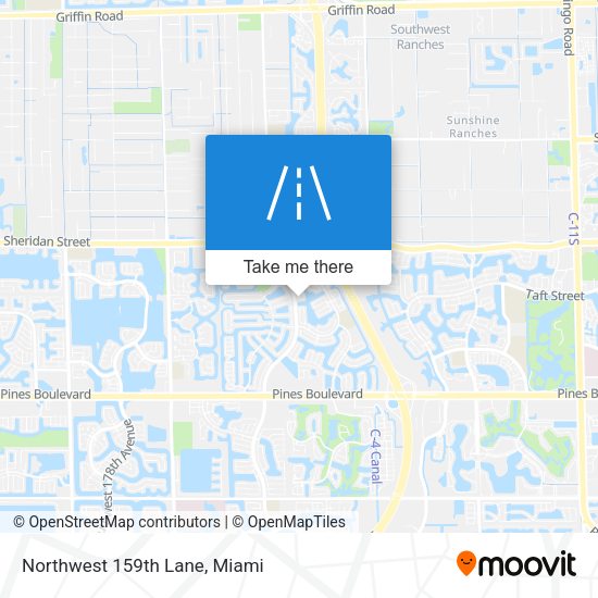 Mapa de Northwest 159th Lane