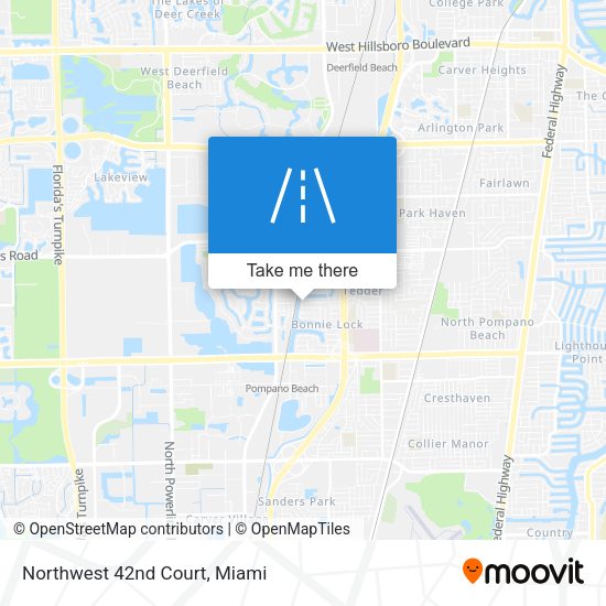 Mapa de Northwest 42nd Court