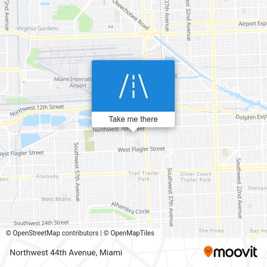 Mapa de Northwest 44th Avenue