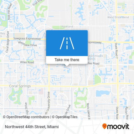 Mapa de Northwest 44th Street