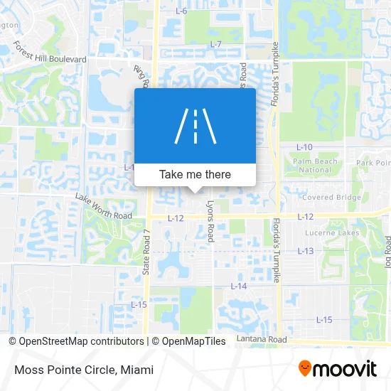 Moss Pointe Circle map