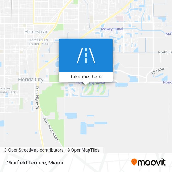 Muirfield Terrace map