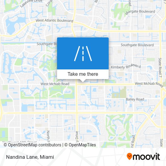 Mapa de Nandina Lane