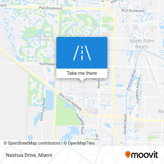 Mapa de Nashua Drive