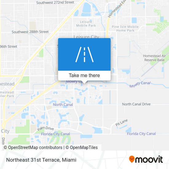 Northeast 31st Terrace map