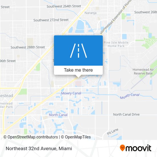 Northeast 32nd Avenue map