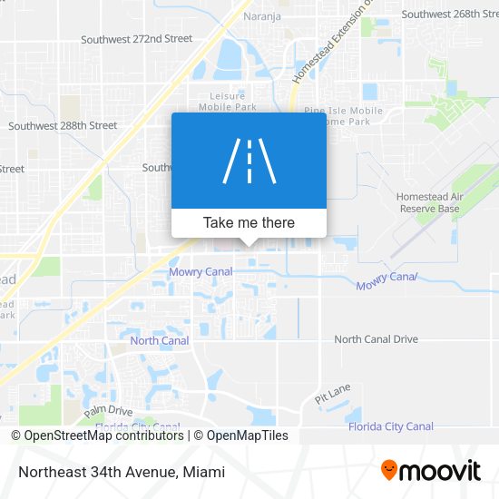 Mapa de Northeast 34th Avenue