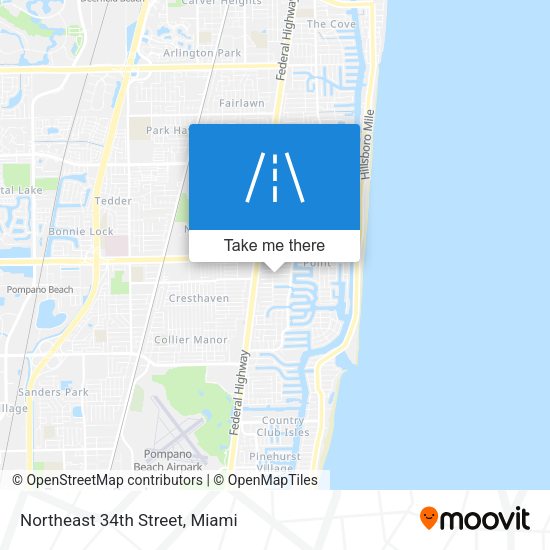 Mapa de Northeast 34th Street