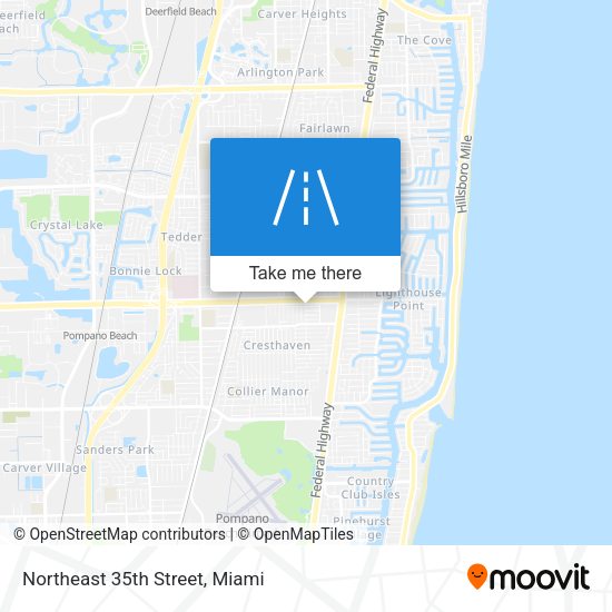 Mapa de Northeast 35th Street