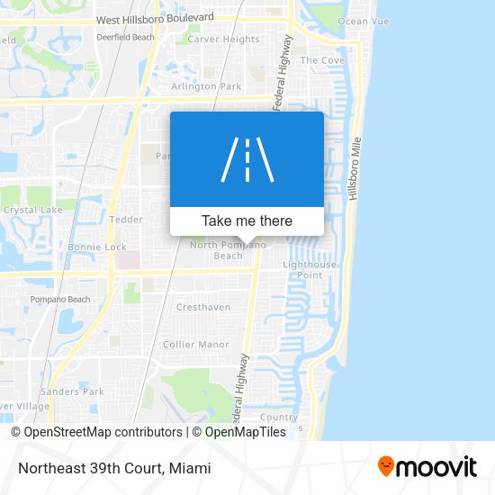 Mapa de Northeast 39th Court
