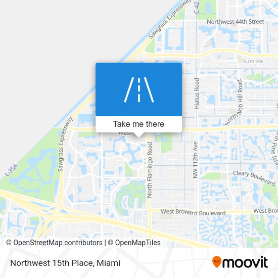 Mapa de Northwest 15th Place