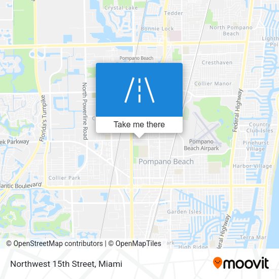 Northwest 15th Street map