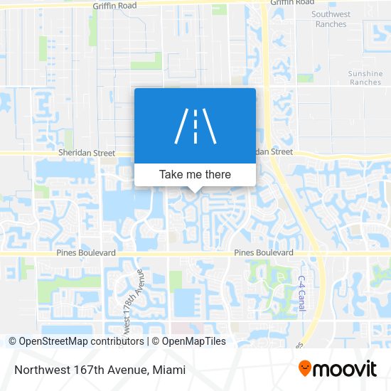 Northwest 167th Avenue map