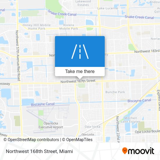 Mapa de Northwest 168th Street