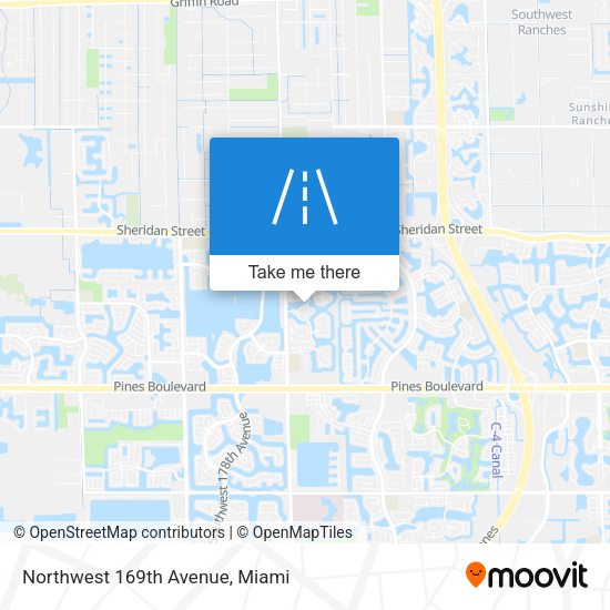 Northwest 169th Avenue map