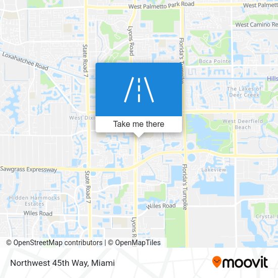 Mapa de Northwest 45th Way
