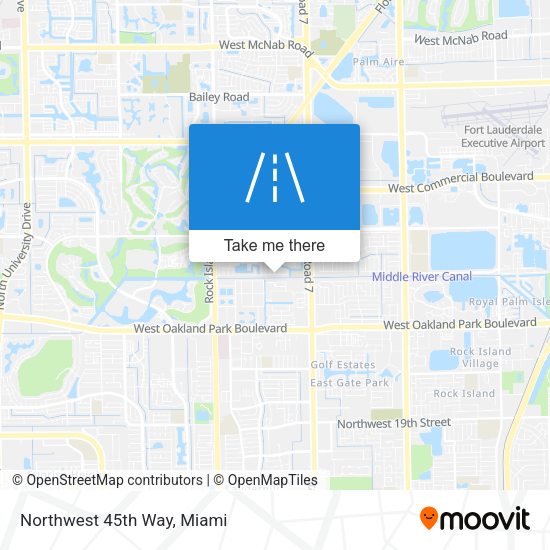 Mapa de Northwest 45th Way