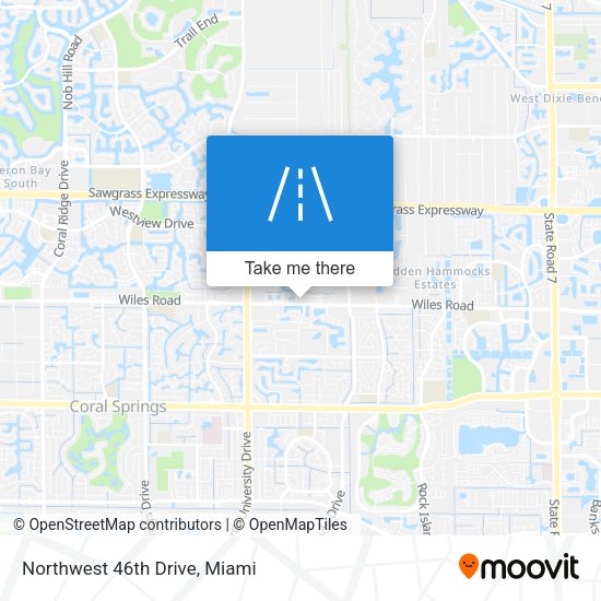 Mapa de Northwest 46th Drive