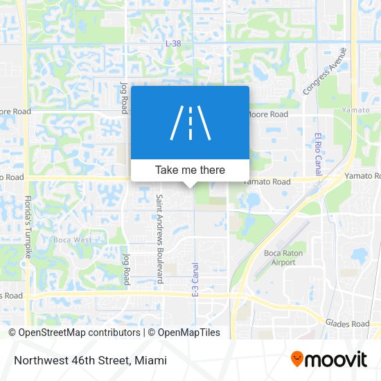 Mapa de Northwest 46th Street