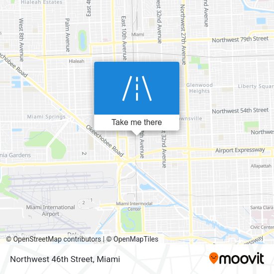 Mapa de Northwest 46th Street