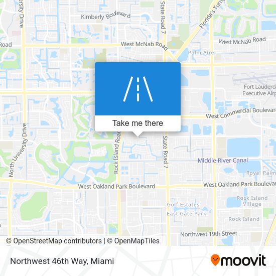 Mapa de Northwest 46th Way