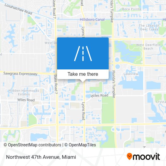 Mapa de Northwest 47th Avenue