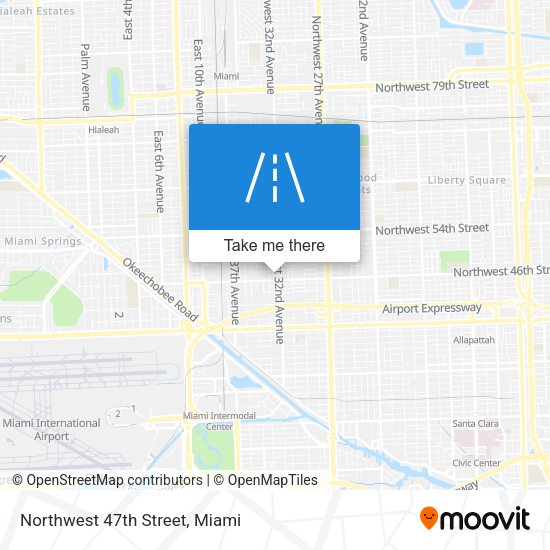 Northwest 47th Street map