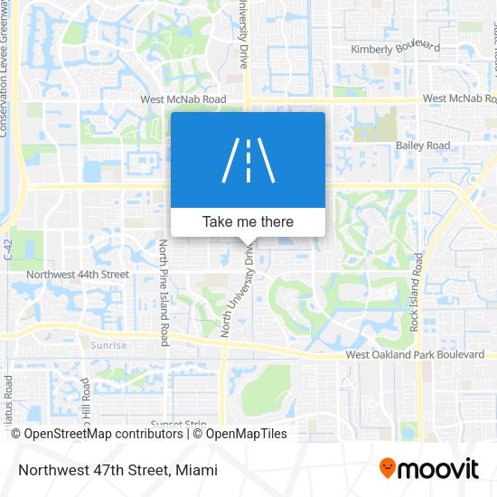 Mapa de Northwest 47th Street
