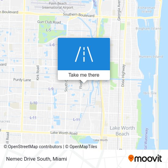 Mapa de Nemec Drive South