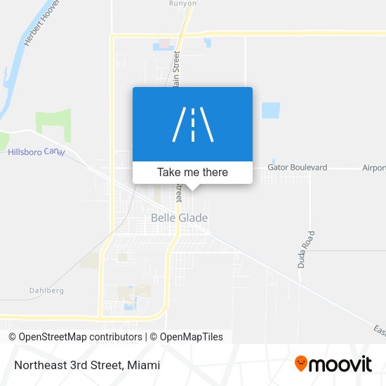 Mapa de Northeast 3rd Street