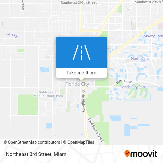 Mapa de Northeast 3rd Street