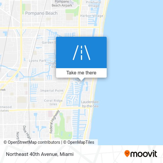 Mapa de Northeast 40th Avenue