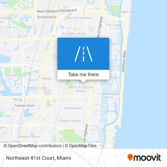 Mapa de Northeast 41st Court
