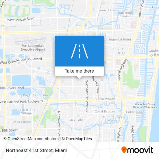 Mapa de Northeast 41st Street