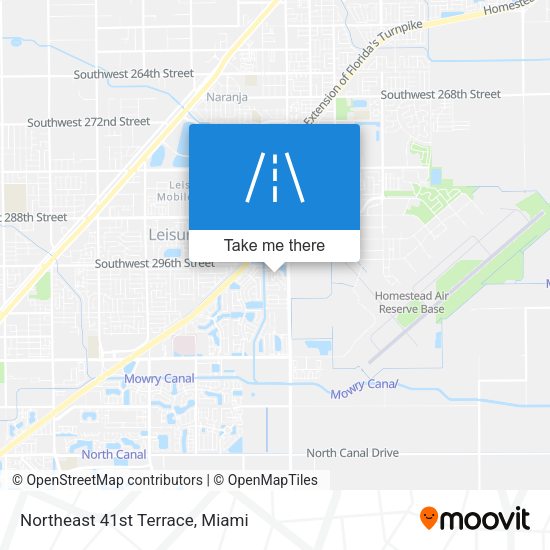Mapa de Northeast 41st Terrace