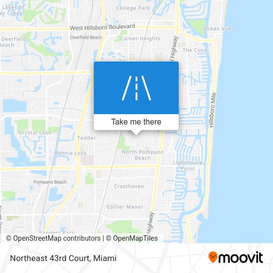 Mapa de Northeast 43rd Court
