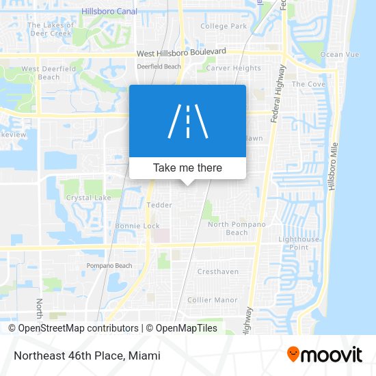 Mapa de Northeast 46th Place