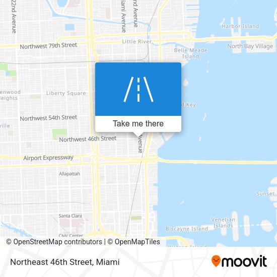 Mapa de Northeast 46th Street