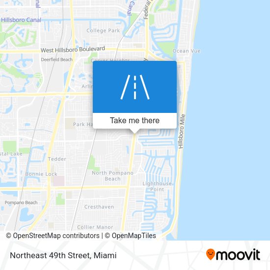 Mapa de Northeast 49th Street