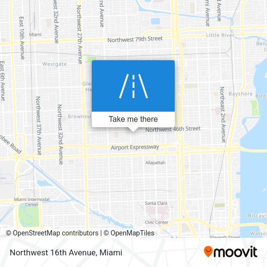 Mapa de Northwest 16th Avenue