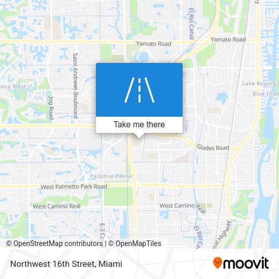 Mapa de Northwest 16th Street