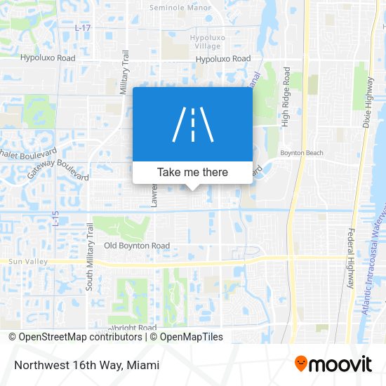 Mapa de Northwest 16th Way