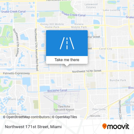 Northwest 171st Street map