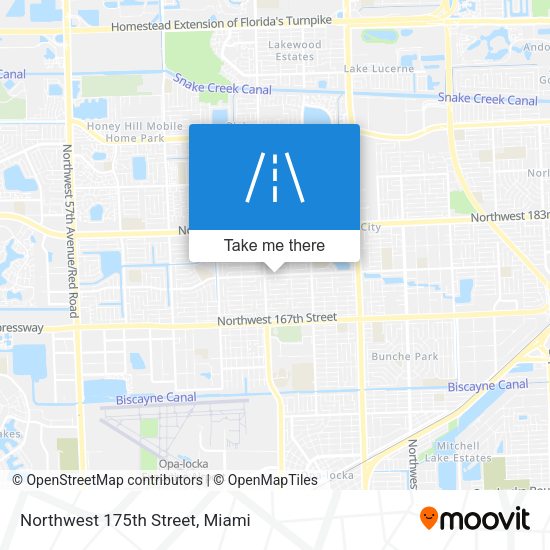 Mapa de Northwest 175th Street